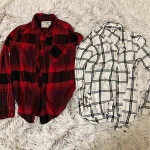 XS Abercrombie/Old Navy Flannel Bundle